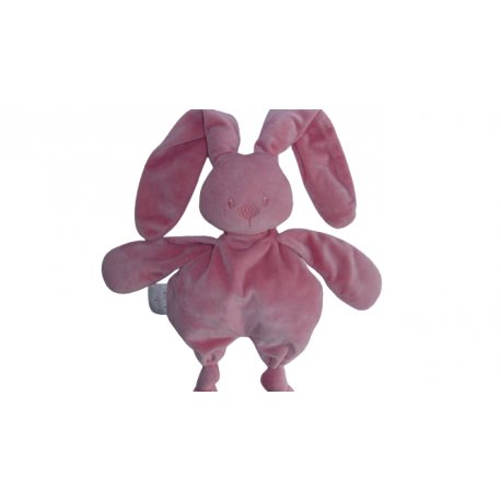 Doudou peluche lapin Lapidou rose Nattou