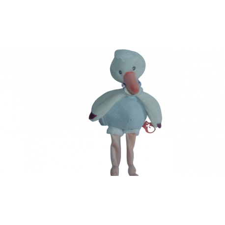 Doudou peluche cigogne DC3296 Doudou et Compagnie