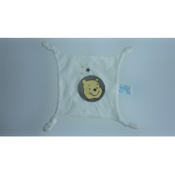 Doudou carré plat Winnie l'Ourson Disney