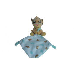 Doudou peluche mouchoir lion Simba Disney