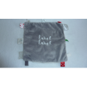 Doudou carré plat Label Label