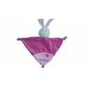 Doudou lapin rose Je suis une Princesse Babou