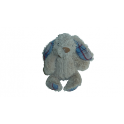 Doudou peluche lapin Cotton Blue