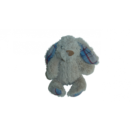 Doudou peluche lapin Cotton Blue