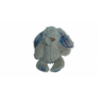 Doudou peluche lapin Cotton Blue