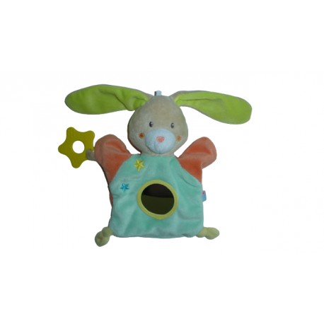 Doudou marionnette lapin Sucre d'Orge