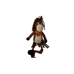Doudou peluche cheval Titro collection Longues Pattes 43 cm Les Petites Maries