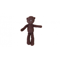 Doudou peluche chat 30 cm Monoprix