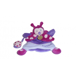 Doudou marionnette coccinelle Framboiselle Doudou et Compagnie
