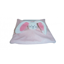 Doudou lapin rose Kimbaloo