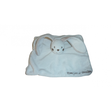 Doudou lapin Mon premier Doudou blanc taupe Kimbaloo