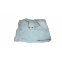 Doudou lapin Mon premier Doudou blanc taupe Kimbaloo