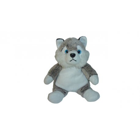Doudou peluche chien Huski Roda Rodadou