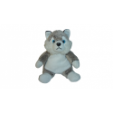 Doudou peluche chien Huski Roda Rodadou