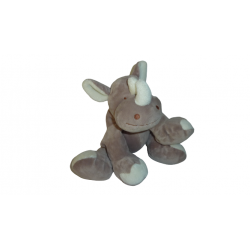 Doudou peluche rhinocéros Kiabi