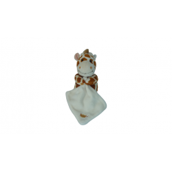 Doudou peluche mouchoir girafe Baby'Nat