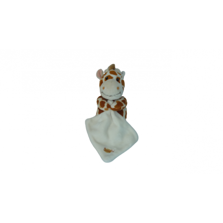 Doudou peluche mouchoir girafe Baby'Nat
