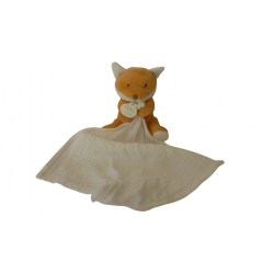 Doudou peluche mouchoir renard DC3786 Unicef Doudou et Compagnie