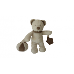 Doudou peluche ours éveil Nicotoy