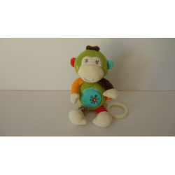 Doudou peluche musicale singe Babysun