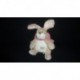 DOUDOU LAPIN PELUCHE COLLECTION OSCARINE ET LEONTINE NOUKIE'S