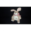 DOUDOU LAPIN PELUCHE COLLECTION OSCARINE ET LEONTINE NOUKIE'S