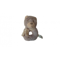 Doudou hochet ours Oscar J-Line