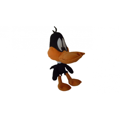 Doudou peluche canard Daffy Duck 36 cm Looney Tunes