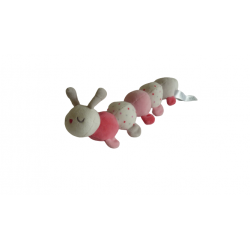 Doudou peluche mille pattes chenille Obaibi