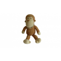 Doudou peluche singe 23 cm Johntoy