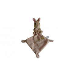 Doudou peluche mouchoir Panpan Pretty Miss Bunny Disney