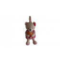 Doudou peluche musicale ours Pommette