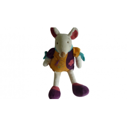 Doudou peluche souris Collection Hawai 47 cm Doudou et Compagnie