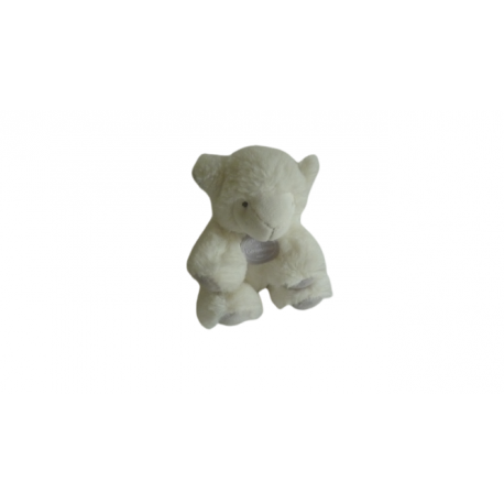 Doudou peluche agneau hochet 13 cm DC3105 Doudou et Compagnie