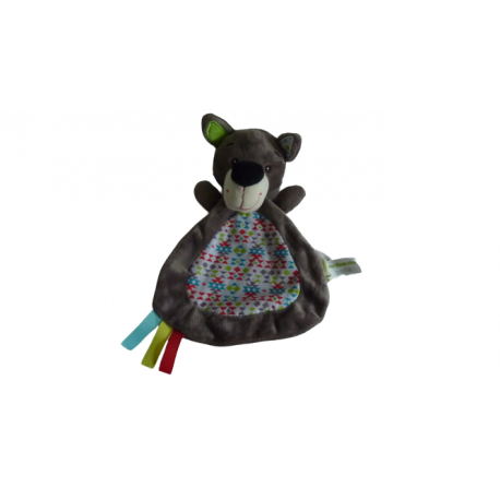 Doudou loup Vertbaudet