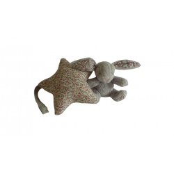 Doudou peluche musicale lapin Jellycat