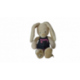 Doudou peluche lapin 29 cm Pericles