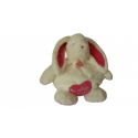 Doudou peluche range pyjama lapin "ma cachette à Pyjama" 46 cm BN073 Baby'Nat