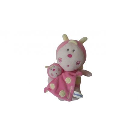 Doudou peluche papillon et son doudou Luminou