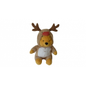 Doudou peluche Winnie l'Ourson déguisé en cerf Disney