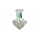 Doudou peluche mouchoir ours Bonbon BN0388 Baby'Nat