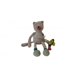 Doudou peluche chat Les Pachats Moulin Roty