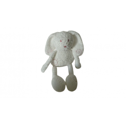 Doudou peluche lapin Collection bamboo Pure Nature Dimpel