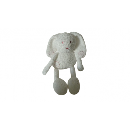 Doudou peluche lapin Collection bamboo Pure Nature Dimpel
