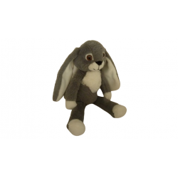 Doudou peluche lapin 43 cm Jemini
