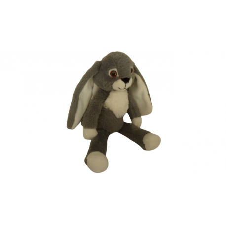Doudou peluche lapin 43 cm Jemini
