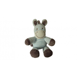 Doudou peluche zèbre Vêtir
