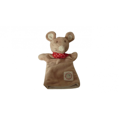 Doudou marionnette souris TCM