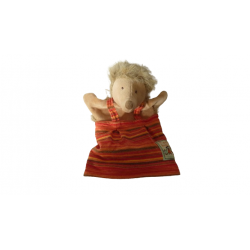 Doudou marionnette hérisson La Grande Famille Moulin roty