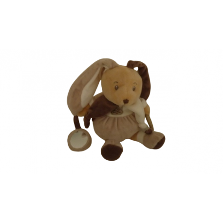 Doudou peluche éveil lapin DC2586LGR La Grande Récré